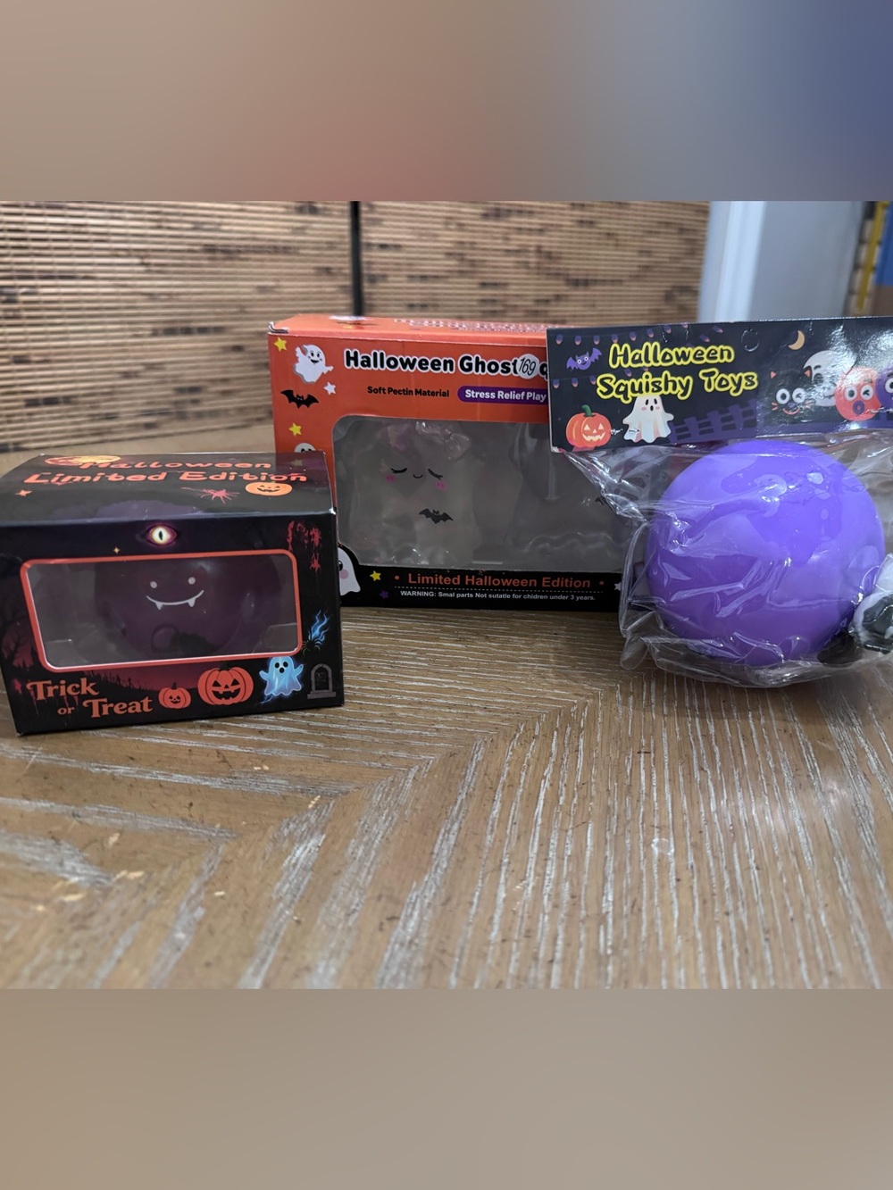 Halloween Squishy Toys - Purple Stress Ball
